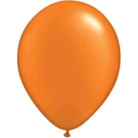 11 In. Latex Balloon, Pearl Mandarin Orange